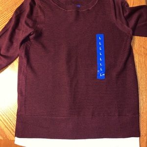 Hilary Radley Sweater - Burgundy